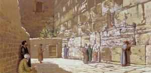 嘆きの壁、エルサレム、1872年