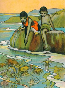 海の庭園、1912 作： Charles Robinson