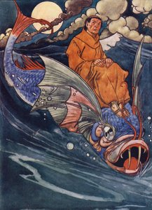 夜に聖デイビッドは海を渡った 作： Charles Robinson