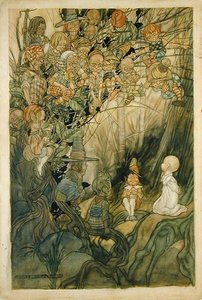 妖精たち（水彩・紙） 作： Charles Robinson