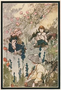 彼は成長するものを見て草の上に横になるだろう 作： Charles Robinson