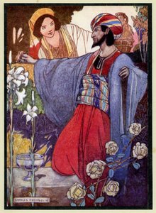 オマールカヤムのルバイヤトのイラスト 作： Charles Robinson