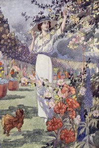 アワ・センチメンタル・ガーデン七輪（カラーリトグラフ 作： Charles Robinson