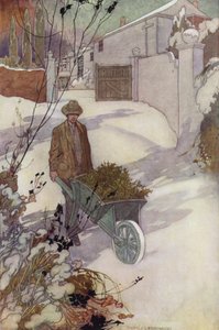 アワ・センチメンタル・ガーデン冬（カラーリトグラフ 作： Charles Robinson