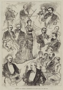 ロンバーグのおもちゃ交響曲、セントジェームズホールでのパフォーマンス 作： Sir John Charles Robinson