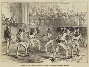 スポーツオブロンドンアスレチッククラブ、セントジェームスホール、カットラスエクササイズ 作： Sir John Charles Robinson