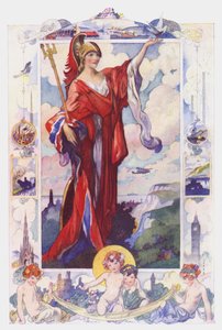 イギリス（カラーリトグラフ 作： Charles Robinson