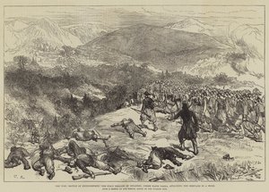 戦争、ハフィズパシャの指揮する第1歩兵旅団、クニェイェセヴァチの戦い、森の中で軍人を攻撃