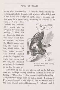 華麗に着飾った白ウサギ 作： Charles Robinson