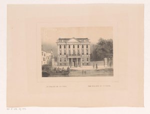 ロッテルダムの正義の宮殿の眺め Le palais de Justice / 正義の宮殿 (オブジェクトのタイトル) Vues et Monuments de la ville de Rotterdam / ロッテルダムの街の景色とモニュメント (シリーズ タイトル)