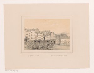 ロッテルダムのマルクト広場の眺め La place d
