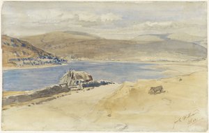 フォート ウィリアム、スコットランドの近くの Loch Linnhe のビュー 作： Charles Rochussen
