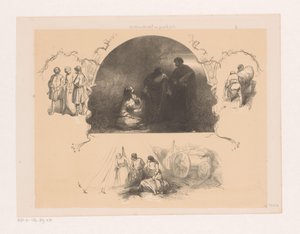 男性とリクライニング女性 作： Charles Rochussen