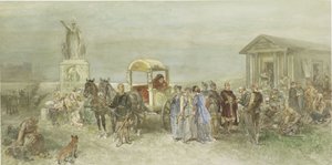 ローマ人とバタビア人の市場 作： Charles Rochussen