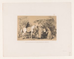 馬に乗った女性 サクソ・フランコニア時代のオランダ人 (オブジェクトのタイトル)