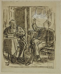 優しい息子 作： Charles Samuel Keene
