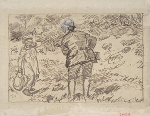 戒め、1870-1891。 作： Charles Samuel Keene