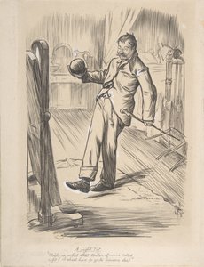 タイトフィット、1872年。 作： Charles Samuel Keene
