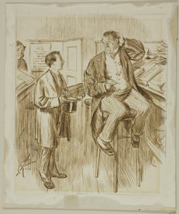 三度目のお願い 作： Charles Samuel Keene