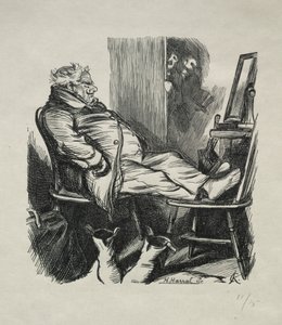 ひげを失った方法 作： Charles Samuel Keene