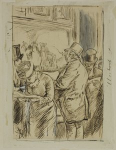ジャガイモの収穫 作： Charles Samuel Keene