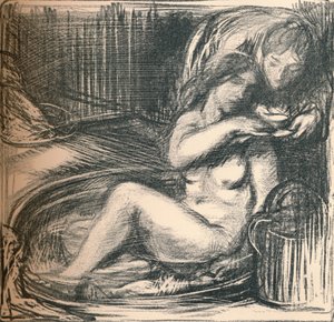 「お茶のカップ」、c1891 作： Charles Shannon