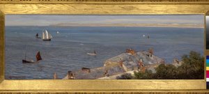 セントアイブス、1889年 作： Charles Sim Mottram
