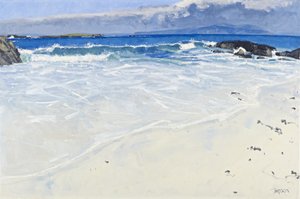 嵐の後、アイオナ島、2010年（キャンバスに油彩） 作： チャールズ・シンプソン