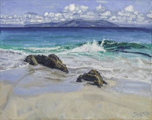 Breaking Wave, 2016（キャンバスに油彩）