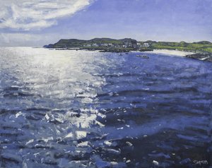 Iona Light, 2017（キャンバスに油彩） 作： チャールズ・シンプソン