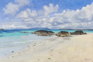 イオナの夏（指）、2015年（キャンバスに油彩） 作： チャールズ・シンプソン