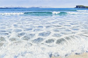Oldshoremore Sea, 2010（キャンバスに油彩） 作： チャールズ・シンプソン