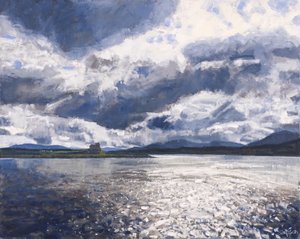 パッシング・デュアート》2017年（キャンバスに油彩） 作： チャールズ・シンプソン