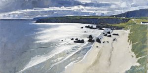 三郷湾, 2011（キャンバスに油彩） 作： チャールズ・シンプソン