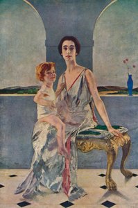 ロックサベージ伯爵夫人とその息子、1922年1935年 作： Charles Sims