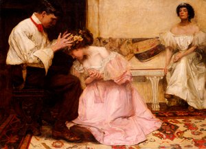 2つの王冠、1896 作： Charles Sims