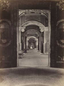 バチカン図書館、c。 1860。 作： Charles Soulier