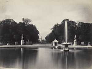 パリのチュイルリー庭園 作： Charles Soulier