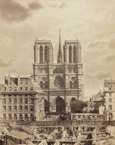 ノートルダム大聖堂、1860年代初頭。 作： Charles Soulier