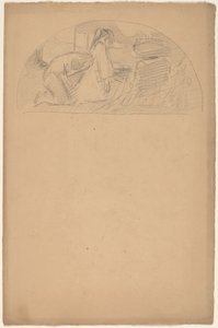 ルネットの勉強 作： Charles Sprague Pearce
