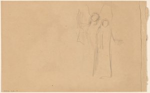 図の研究 [裏面] 作： Charles Sprague Pearce