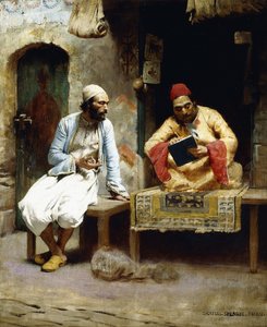 手紙、 作： Charles Sprague Pearce
