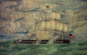 USS憲法 作： Charles Stewart