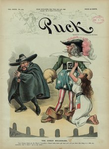 キューバメロドラマ、1896年（クロモリソグラフ）