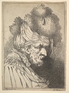 オリエンタル ヘッド、カリフォルニア州。 1803年。 作： Charles Theodosius Heath