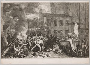 バスティーユの嵐、1789年7月14日、1790年。 作： Charles Thevenin