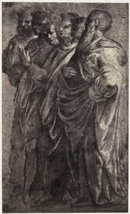 六賢者ラファエロの絵の複製画 作： Charles Thurston Thompson