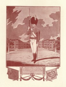 Bloomsbury＆Inns of Court Volunteersの役員と紳士、1780〜1820年、1909年。 作： Charles Tomkins