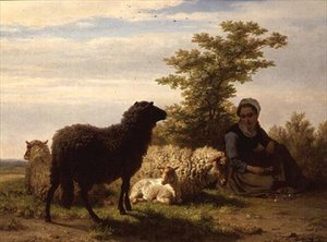 The Shepherdess 作： Charles Tschaggeny