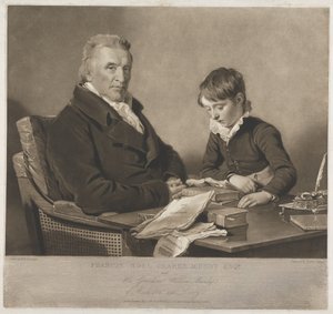 フランシス・ノエル・クラーク・マンディとその孫、ウィリアム 作： Charles Turner